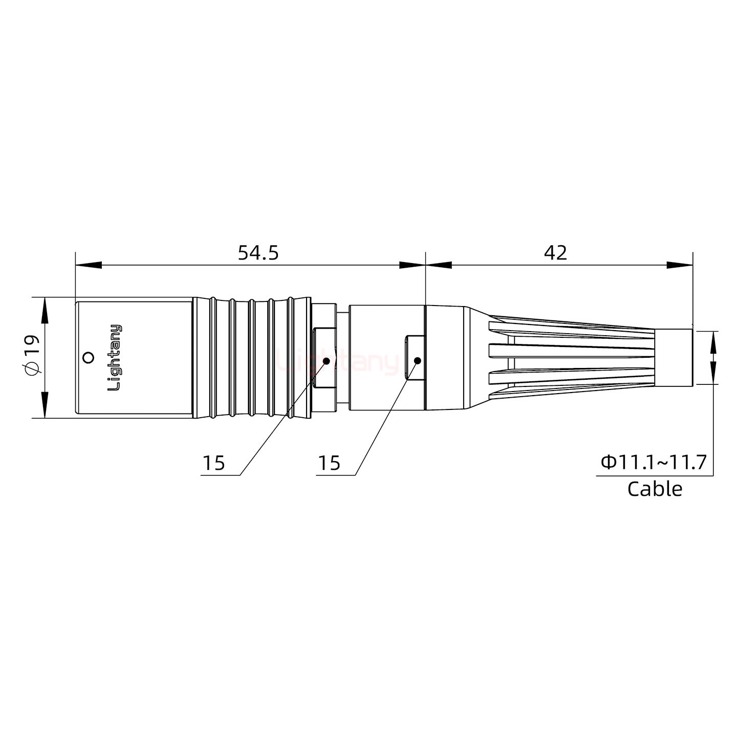 PHG.3B.008.CLLD12Z帶護(hù)套浮動插座