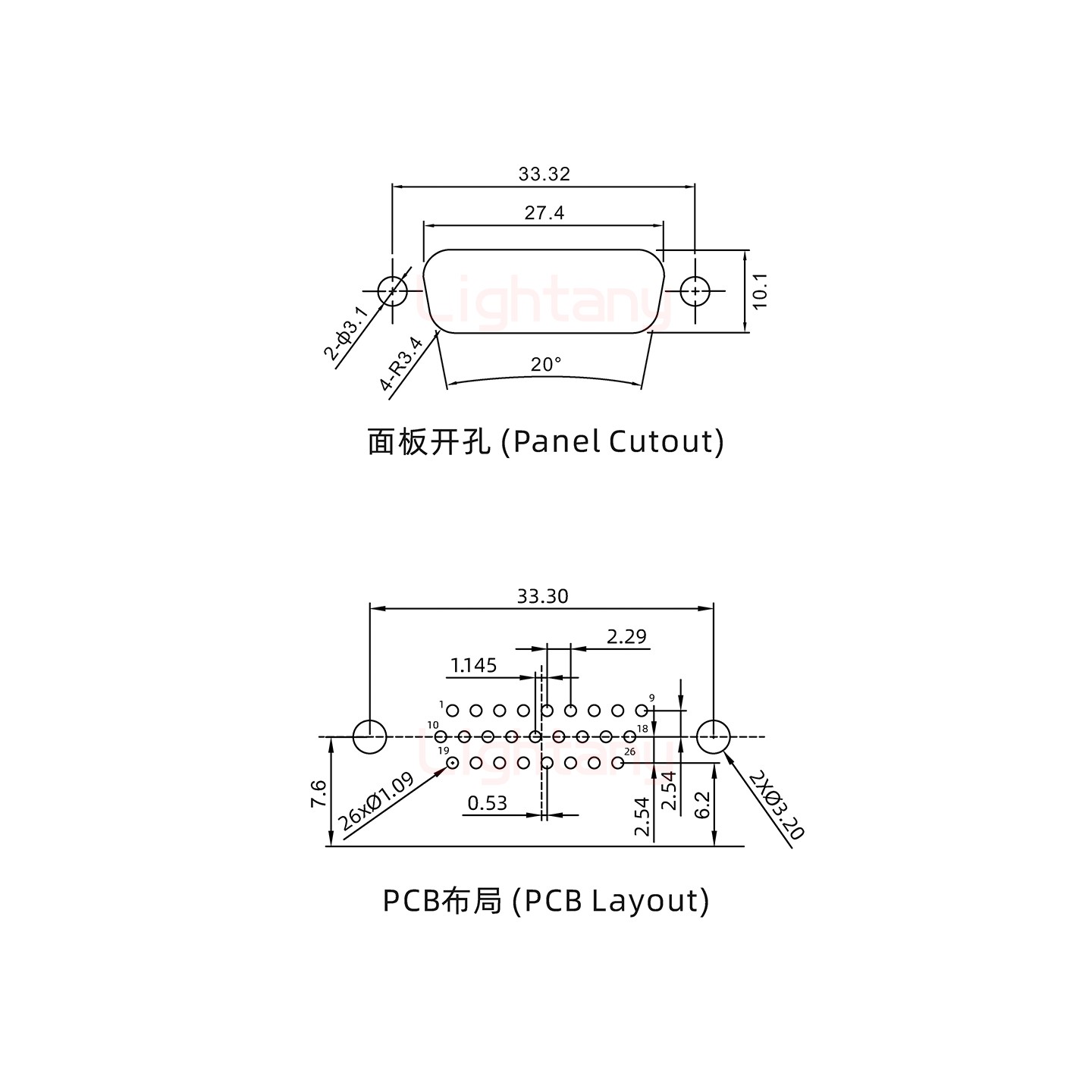 防水HDR26 公 彎插板 鉚支架 鎖螺絲 車(chē)針